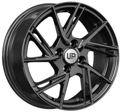 R15 4x100 6,5J ET40 D60,1 Wheels UP Up115 New Black