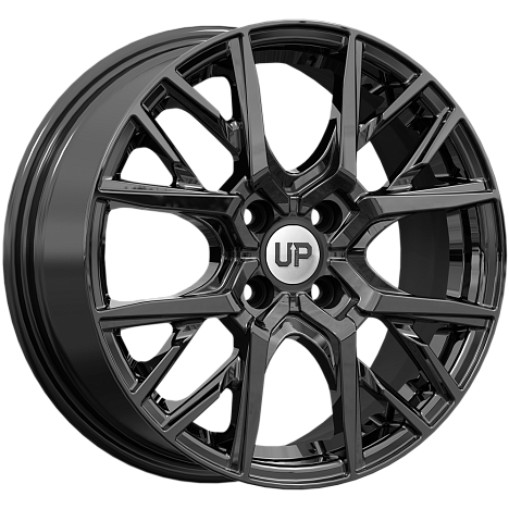 R16 4x108 6,5J ET37,5 D63,35 Wheels UP Up124 New Black