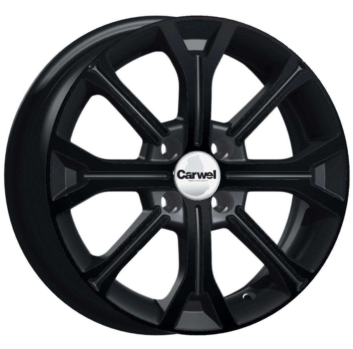 R15 4x100 6J ET50 D60,1 Carwel Кизи 198 (Vesta) BK