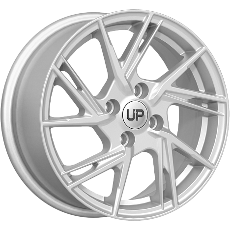 R15 4x100 6,5J ET45 D54,1 Wheels UP Up115 Silver Classic