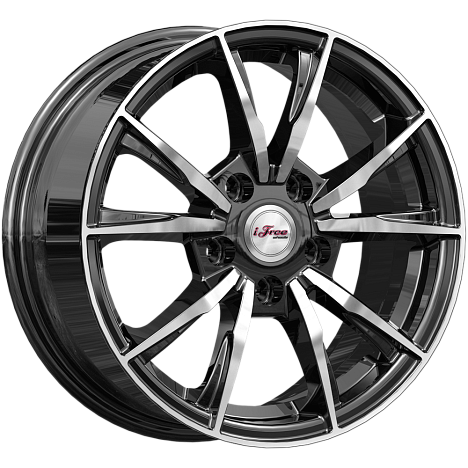 R15 5x112 6,5J ET45 D57,1 iFree Сион (КС1055-07) Блэк Джек