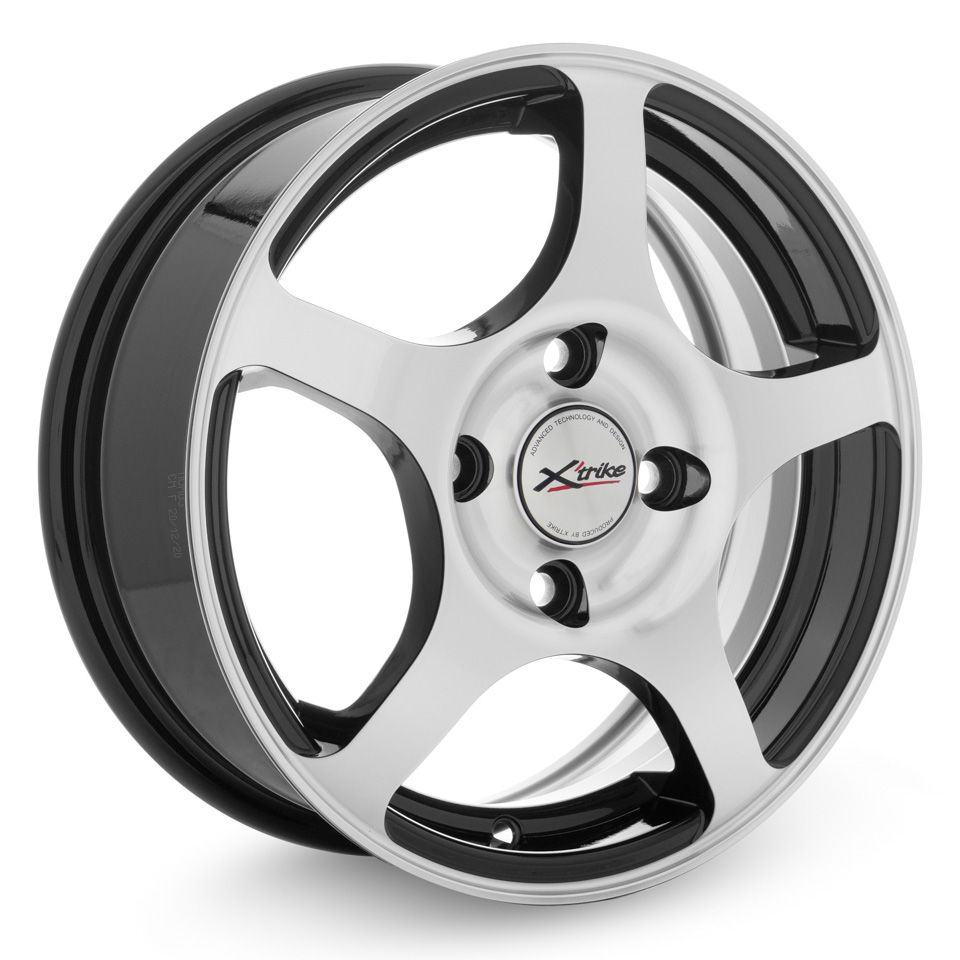 R14 4x100 5,5J ET45 D67,1 X'trike X-103 BK/FP