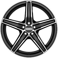 Диск R17 5x114,3 7J ET35 D75 Fondmetal 8 100 Glossy Black Machined