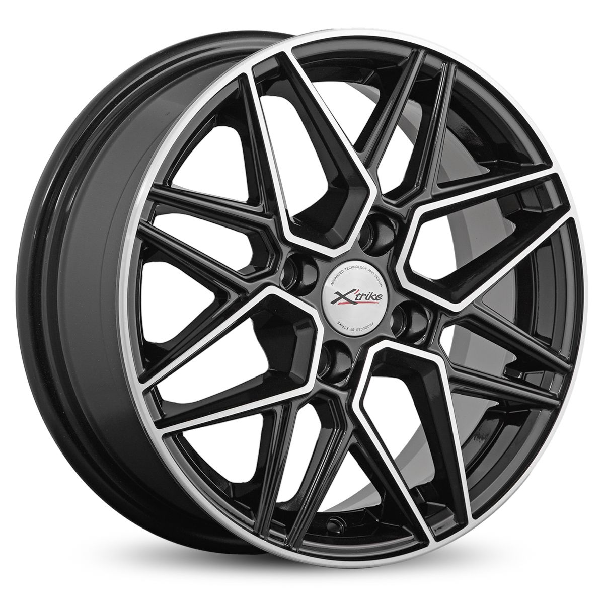 R14 4x100 5,5J ET35 D67,1 X'trike X-147 BK/FP