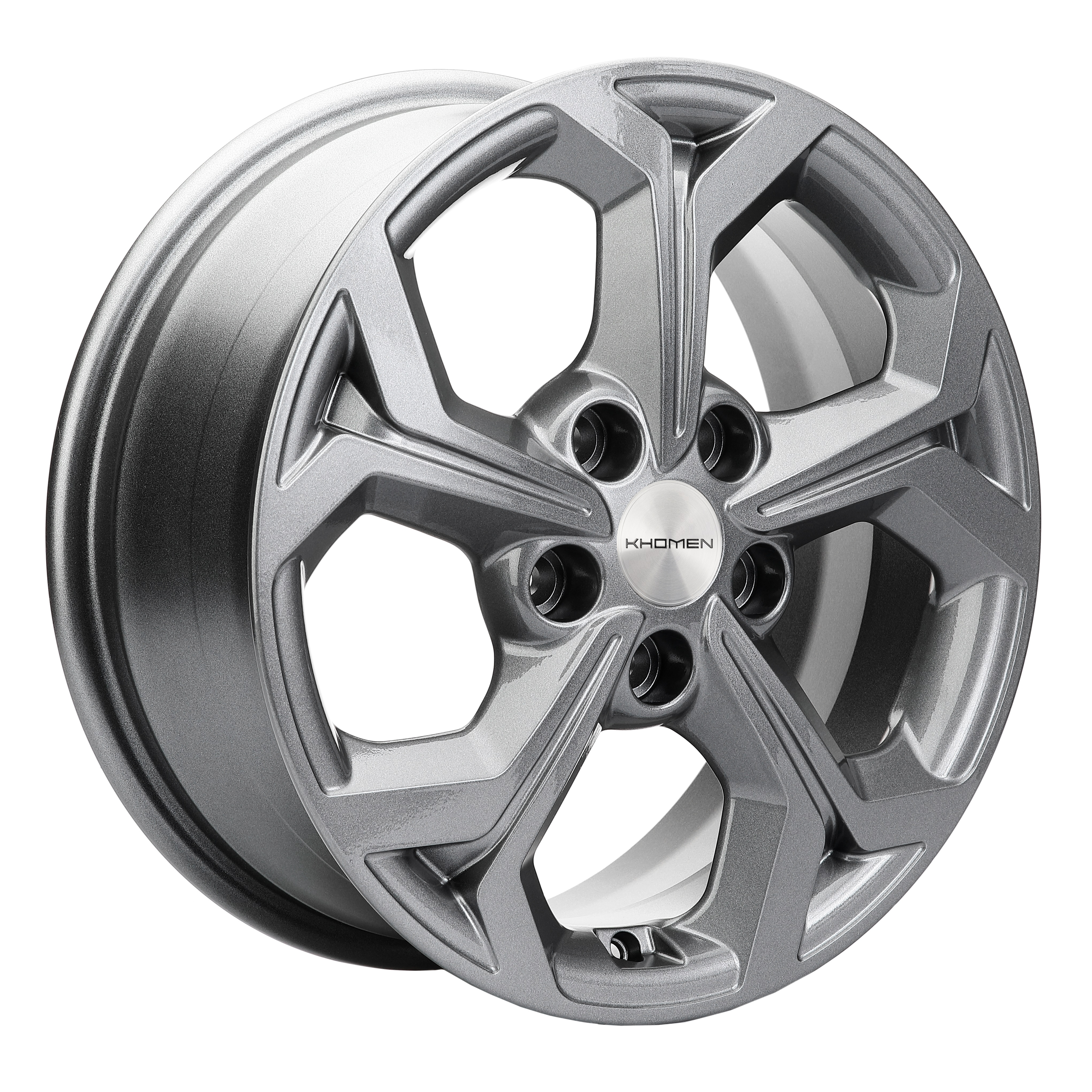R16 5x108 6,5J ET50 D63,35 Khomen KHW1606 (ZV 16_Focus) Gray
