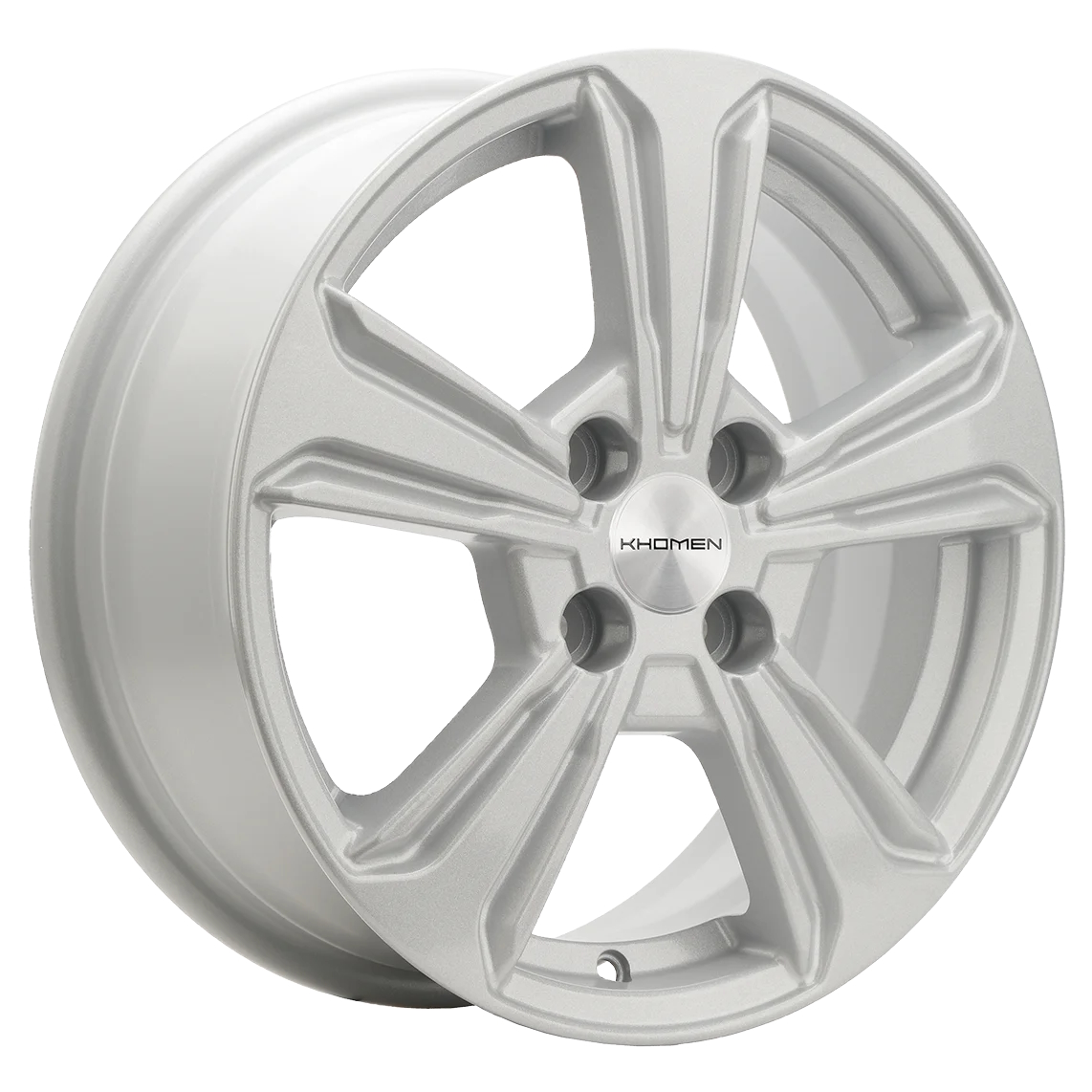 R15 4x100 6J ET48 D54,1 Khomen KHW1502 (Hyundai Solaris I) F-Silver