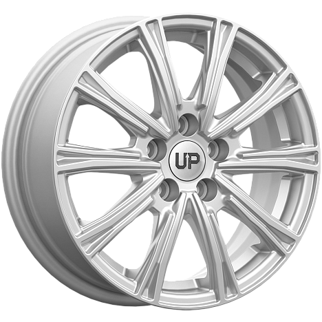 R15 5x108 6J ET46 D63,35 Wheels UP Up123 Silver Classic