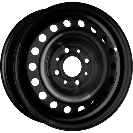 R14 4x100 5,5J ET49 D56,6 Trebl 53A49A P Black