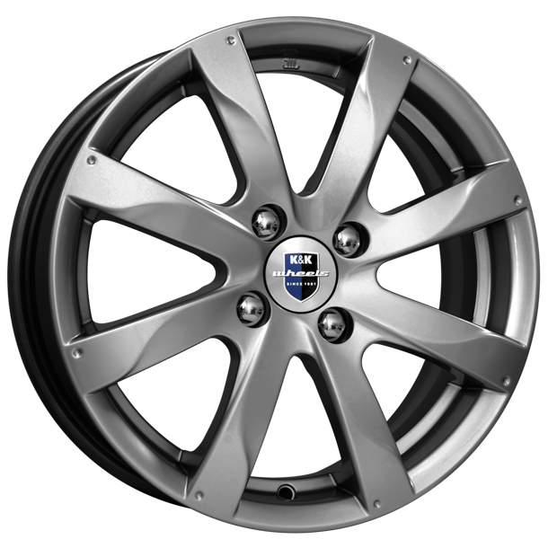 R14 4x100 5,5J ET43 D60,1 Rapid Джеминим-оригинал (КС480) Дарк платинум