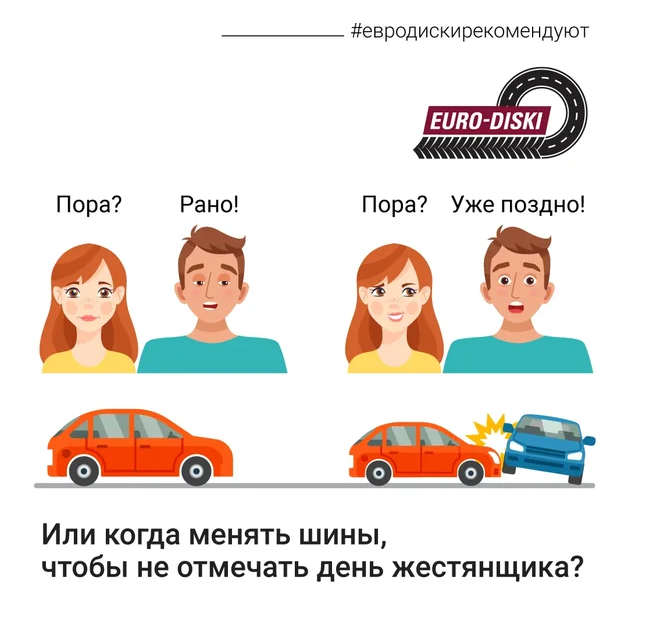 Пора? Рано! Пора? Уже поздно! Или когда менять шины, чтобы не отмечать день жестянщика? 