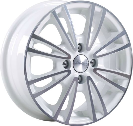 R14 4x100 5,5J ET39 D67,1 Скад Пантера алмаз-белый