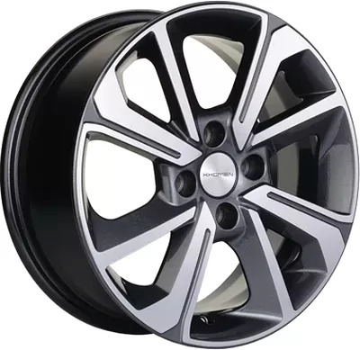 R15 4x100 6J ET36 D58,6 Khomen KHW1501 (Lada Granta) Gray-FP