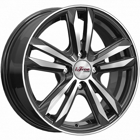 R15 4x100 6J ET40 D67,1 iFree Маскот (КС870-03) Блэк Джек