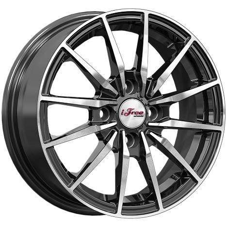R14 4x100 5,5J ET43 D60,1 iFree Финчер (КС1119) Блэк Джек