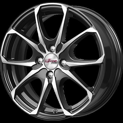 R16 4x100 6J ET35 D67,1 iFree Такеши (КС877-09) Блэк Джек