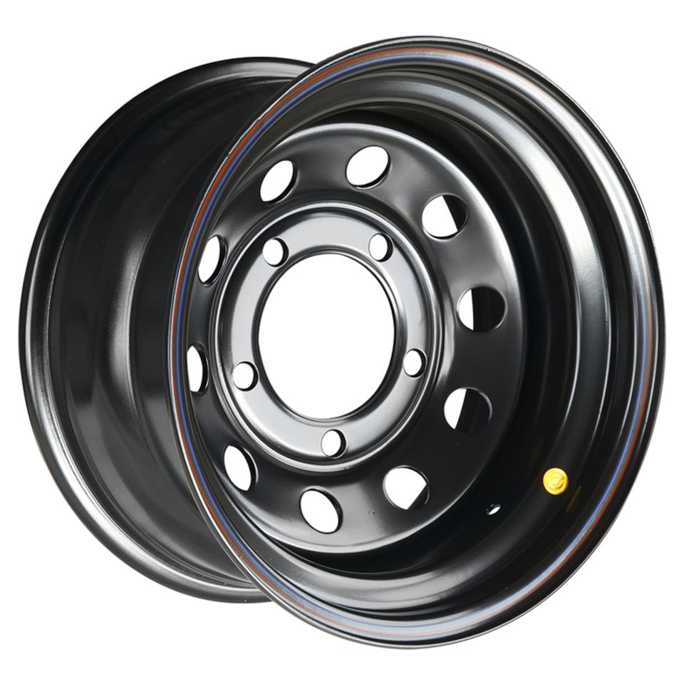R16 5x165,1 8J ET-24 D125 OFF-ROAD Wheels Диск усиленный Land Rover стальной Black