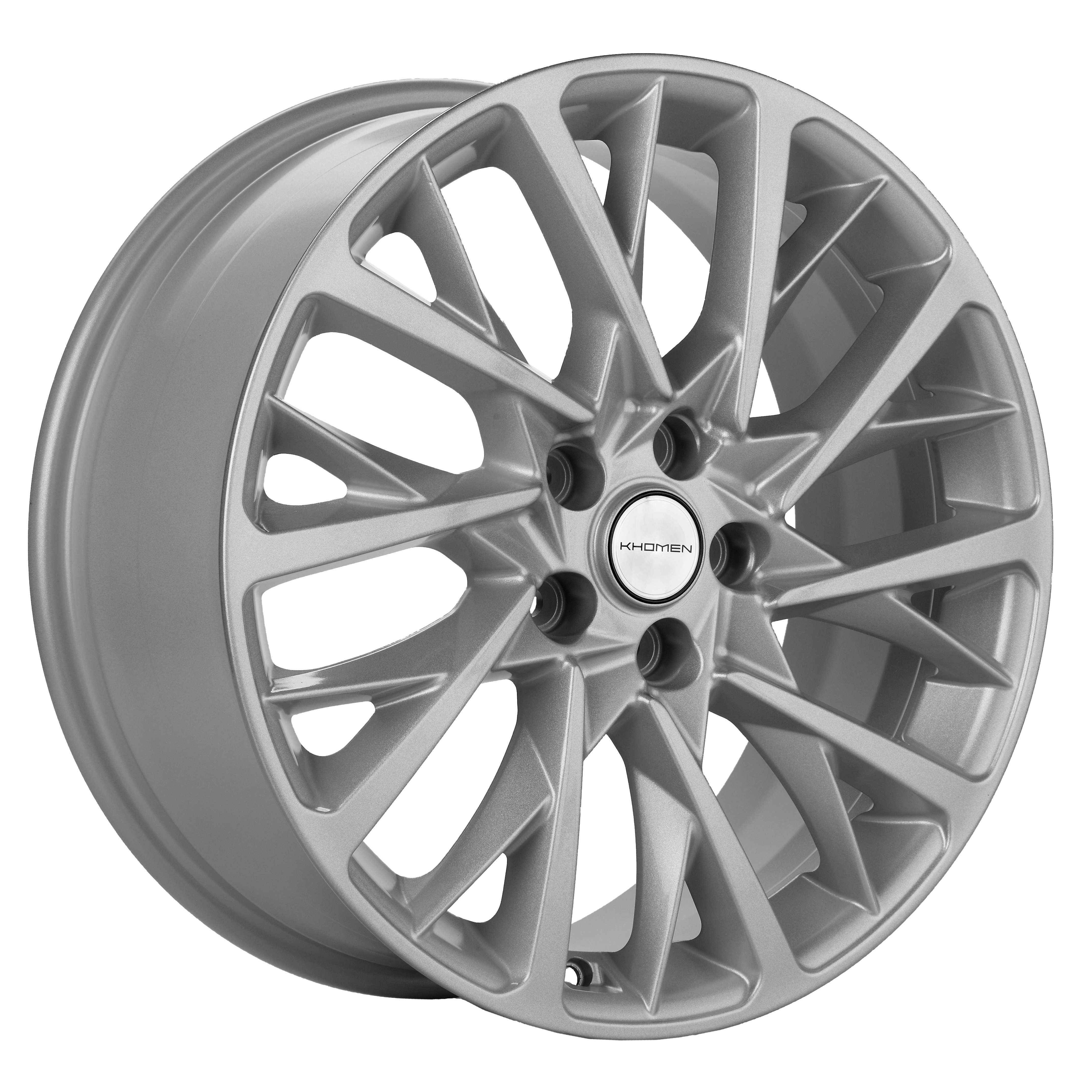 R18 5x108 7,5J ET40 D60,1 Khomen KHW1804 ( 18_ ZV Chery Tiggo ) F-Silver