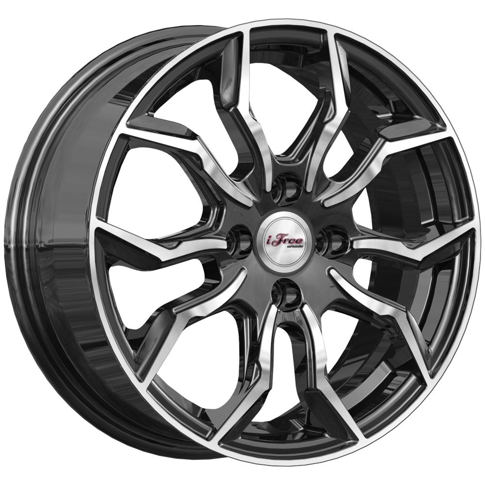 R15 4x100 6J ET40 D60,1 iFree Бохо (КС1037) Блэк Джек