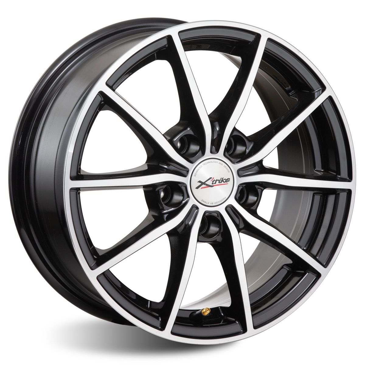 R15 5x112 6,5J ET45 D57,1 X'trike X-111М BK/FP
