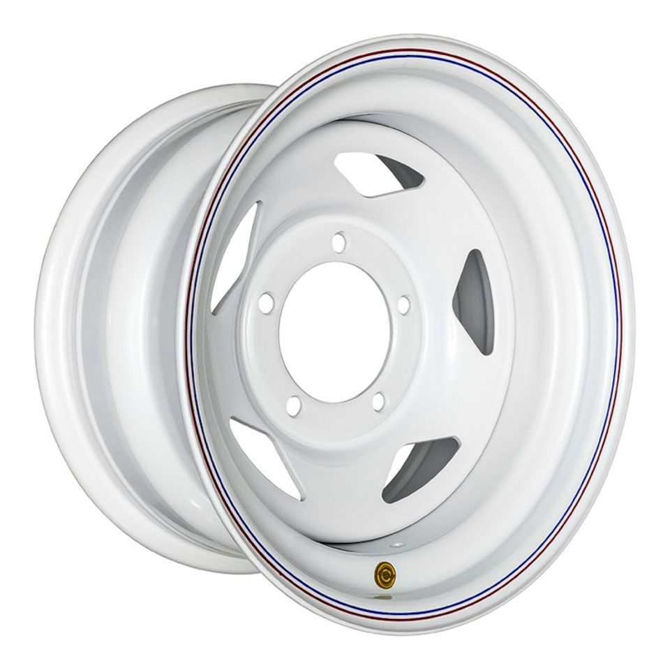 R16 5x139,7 8J ET-25 D110 OFF-ROAD Wheels Диск усиленный УАЗ стальной White (треуг.)