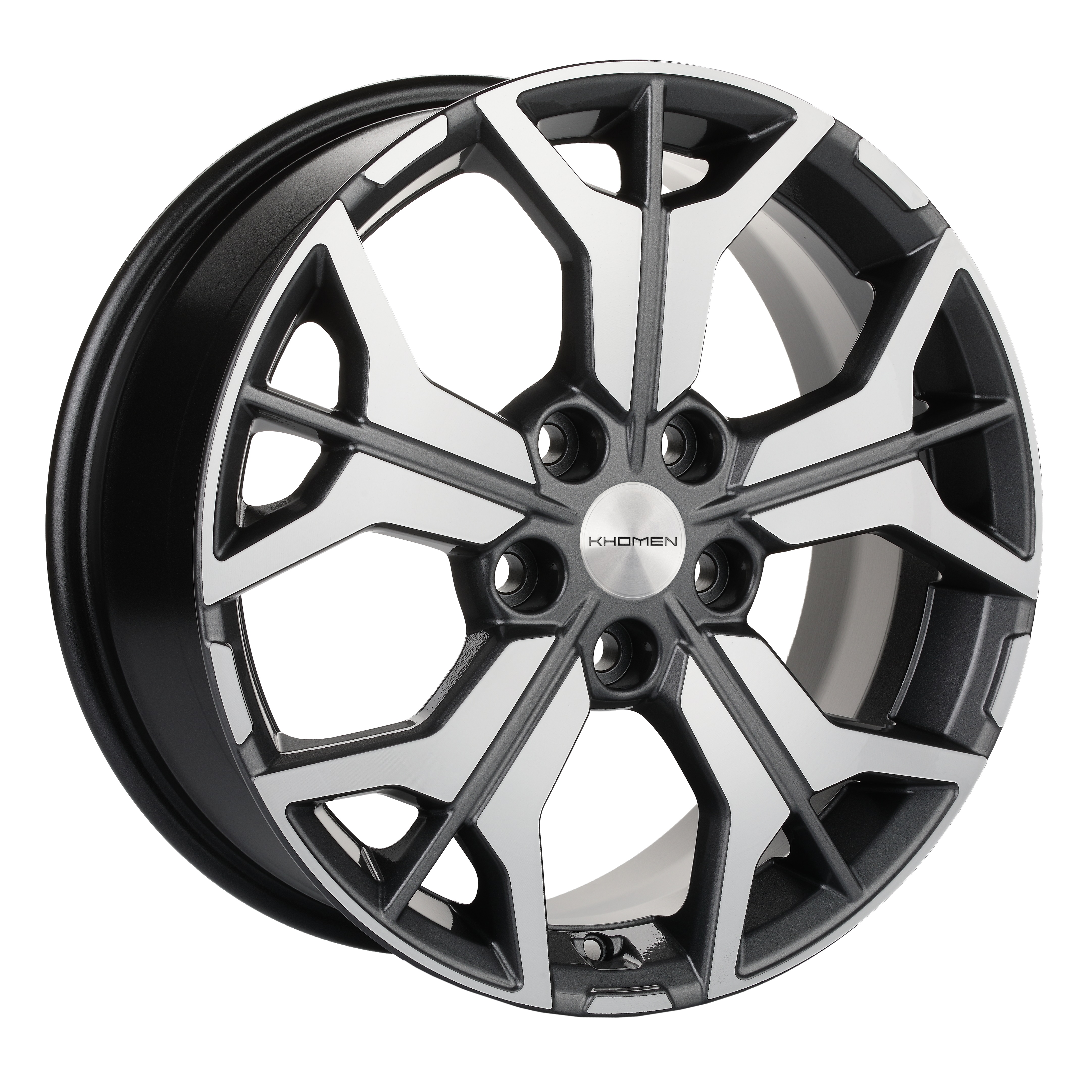 R17 5x114,3 7J ET45 D66,1 Khomen KHW1715 ( 17 ZV Teana/X-trail) Gray-FP