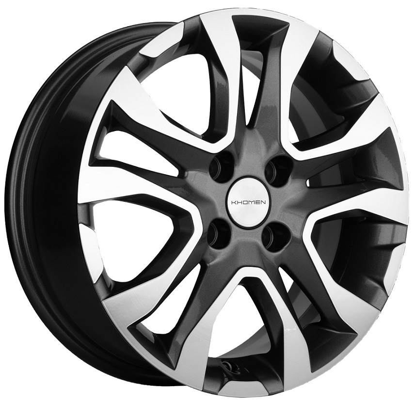 R15 4x100 6J ET46 D54,1 Khomen KHW1503 (Rio I_II/Solaris I_II) Gray-FP