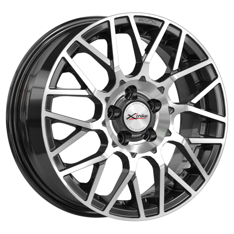 R15 4x100 6J ET37 D60,1 X'trike X-132 BK/FP