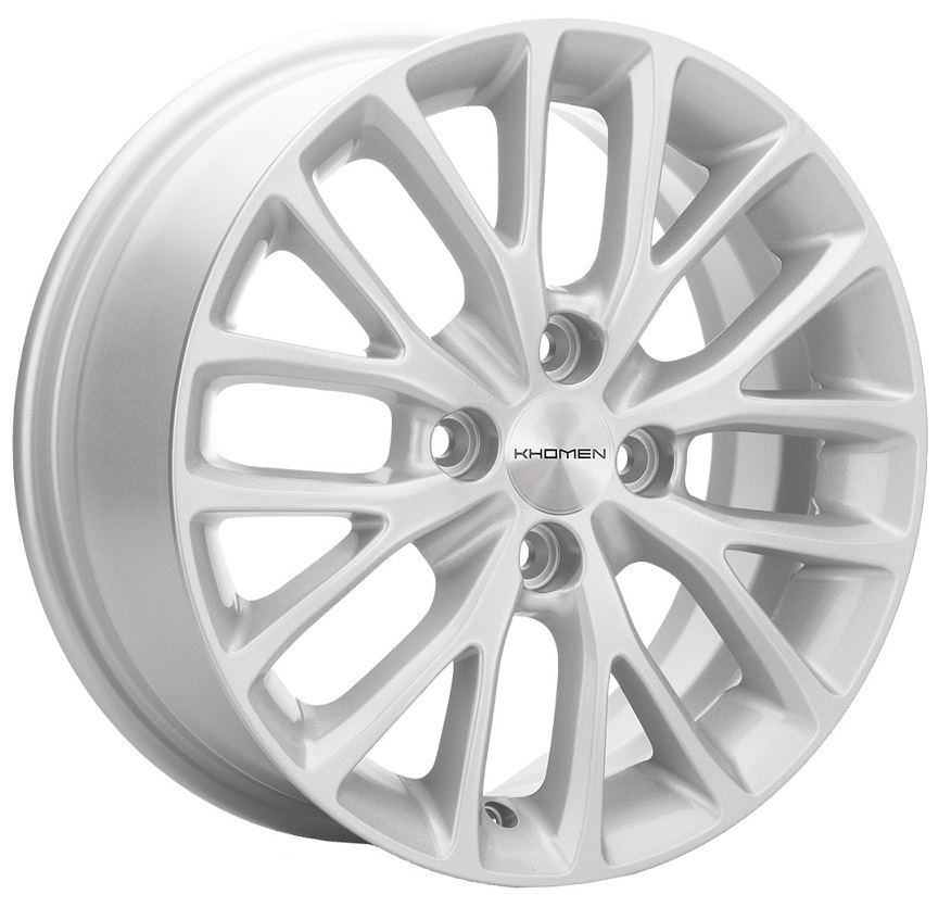 R15 4x100 6J ET48 D54,1 Khomen KHW1506 (Kia Rio I) F-Silver