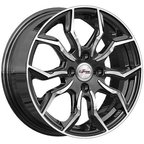 R15 4x98 6J ET33 D58,5 iFree Бохо (КС1037-00) Блэк Джек