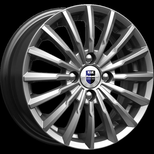 R14 4x98 5,5J ET40 D58,5 К&К Акцент (КС641) Дарк платинум