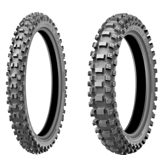 Мотошина задняя (rear) 90/100 R14 Dunlop Geomax MX33 49M TT 2022