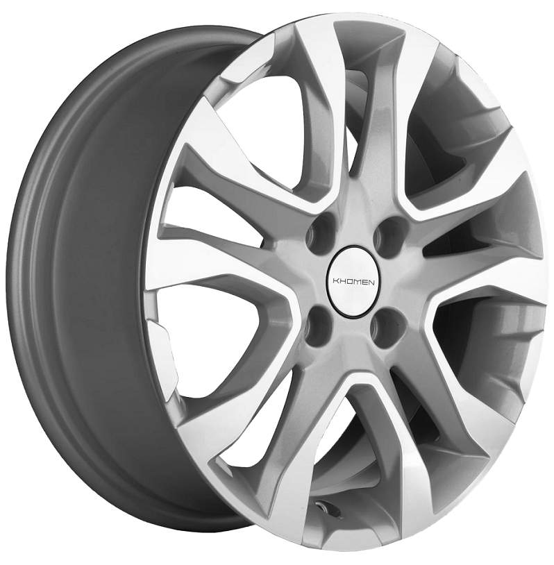 R15 4x100 6J ET50 D60,1 Khomen KHW1503 (Lada Vesta) F-Silver-FP