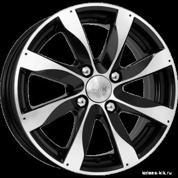 R14 4x100 5,5J ET39 D67,1 K&K Джемини алмаз черный (КС480)