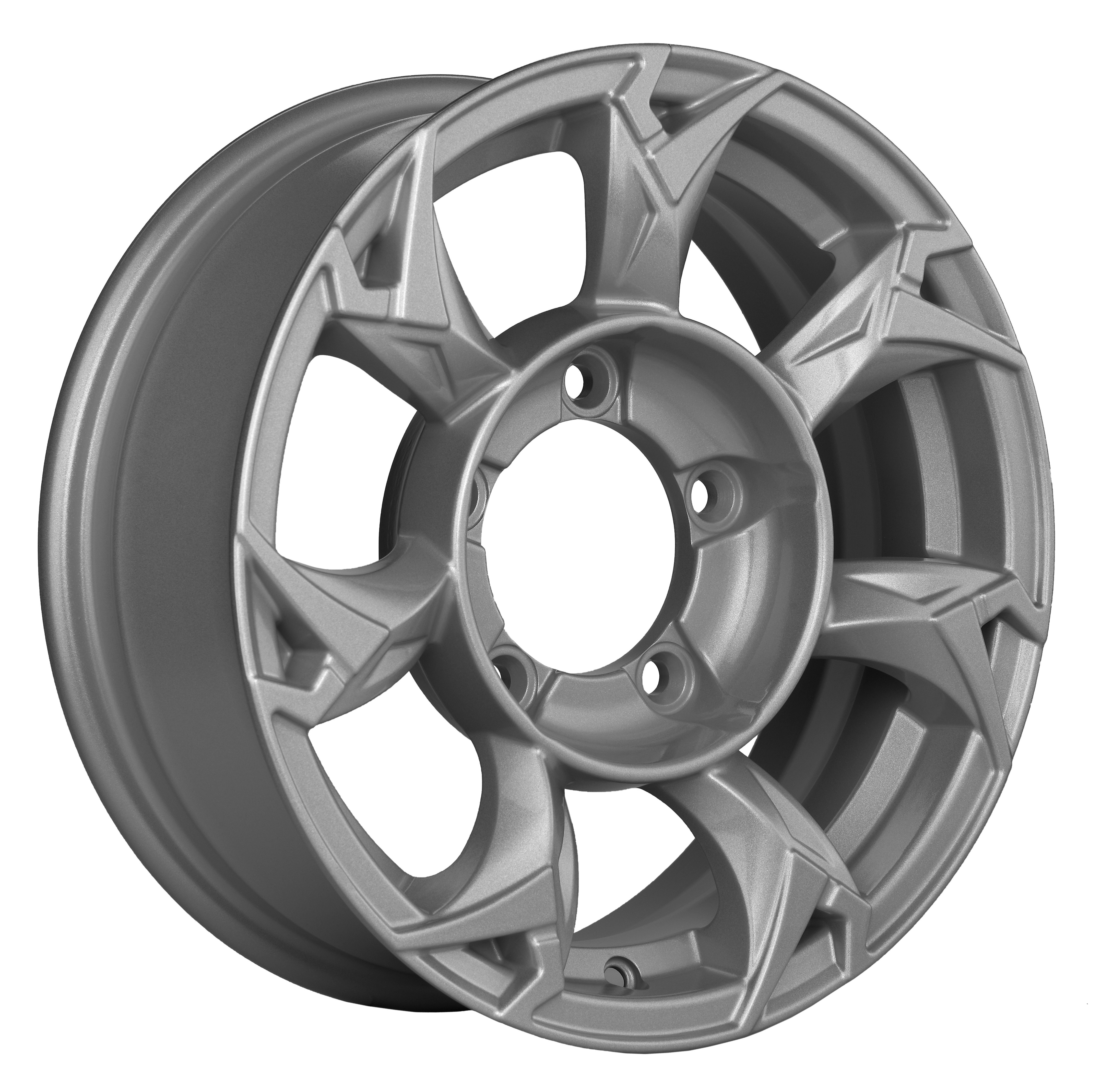 R15 5x139,7 5,5J ET5 D98,5 Khomen KHW1505 (Lada Niva 4x4) F-Silver