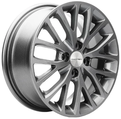 R15 4x100 6J ET46 D54,1 Khomen KHW1506 (Kia Rio II) Gray-FP