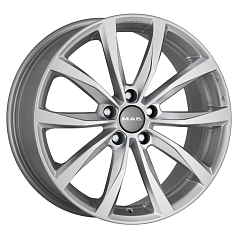 Шины R16 5x114,3 6,5J ET45 D67,1 MAK Wolf Silver