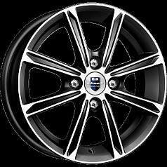 Диск R13 4x100 5J ET35 67,1 K&K Флэш (КС710) алмаз черный