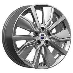 Диск R16 5x114,3 6,5J ET45 D66,1 K&K Гамбит (КС961) дарк платинум