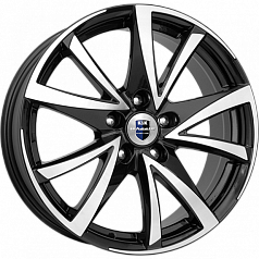 Диск R17 5x114,3 7J ET45 67,1 K&K Игуана (КС590) алмаз черный 