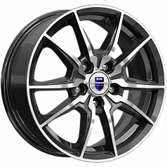 Диск R16 5x100 6,5J ET40 D67,1 К&К Адамар (КС886-03) алмаз черный