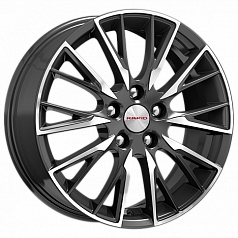 Диск R17 5x114,3 6,5J ET38 67,1 K&K Солт (КС773) алмаз черный