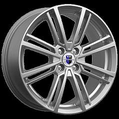 Диск R17 4x100 7J ET37 D67,1 К&К Эрфурт (КС903) дарк платинум