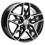R17 5x114,3 7J ET43,5 D67,1 Khomen KHW1709 (ZV 17_Hyundai Tucson IV/Kia Sportege V) Black-FP