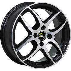 Диск R15 4x100 6J ET46 D54,1 Cross Street СR-18 BKF