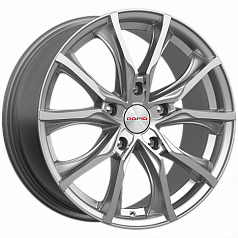Диск R17 5x114,3 7,5J ET45 D66,1 К&К Твист (КС697M) дарк платинум