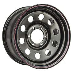 Диск R17 8x170 9J ET-20 D124,7 OFF-ROAD Wheels Диск усиленный Ford F250 стальной Black