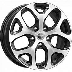 Диск R16 5x112 6,5J ET50 57,1 К&К КС869 Алмаз чёрный