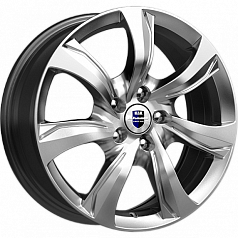 Диск R17 5x114,3 7J ET47 66,1 K&K Либерти-оригинал (КС654) дарк платинум 