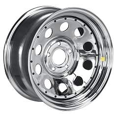 Диск R16 5x139,7 8J ET-19 D110 OFF-ROAD Wheels Диск усиленный УАЗ стальной Chrome