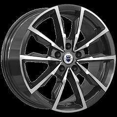 Диск R17 5x114,3 7,5J ET40 66,1 K&K Меренге (КС902) алмаз черный 